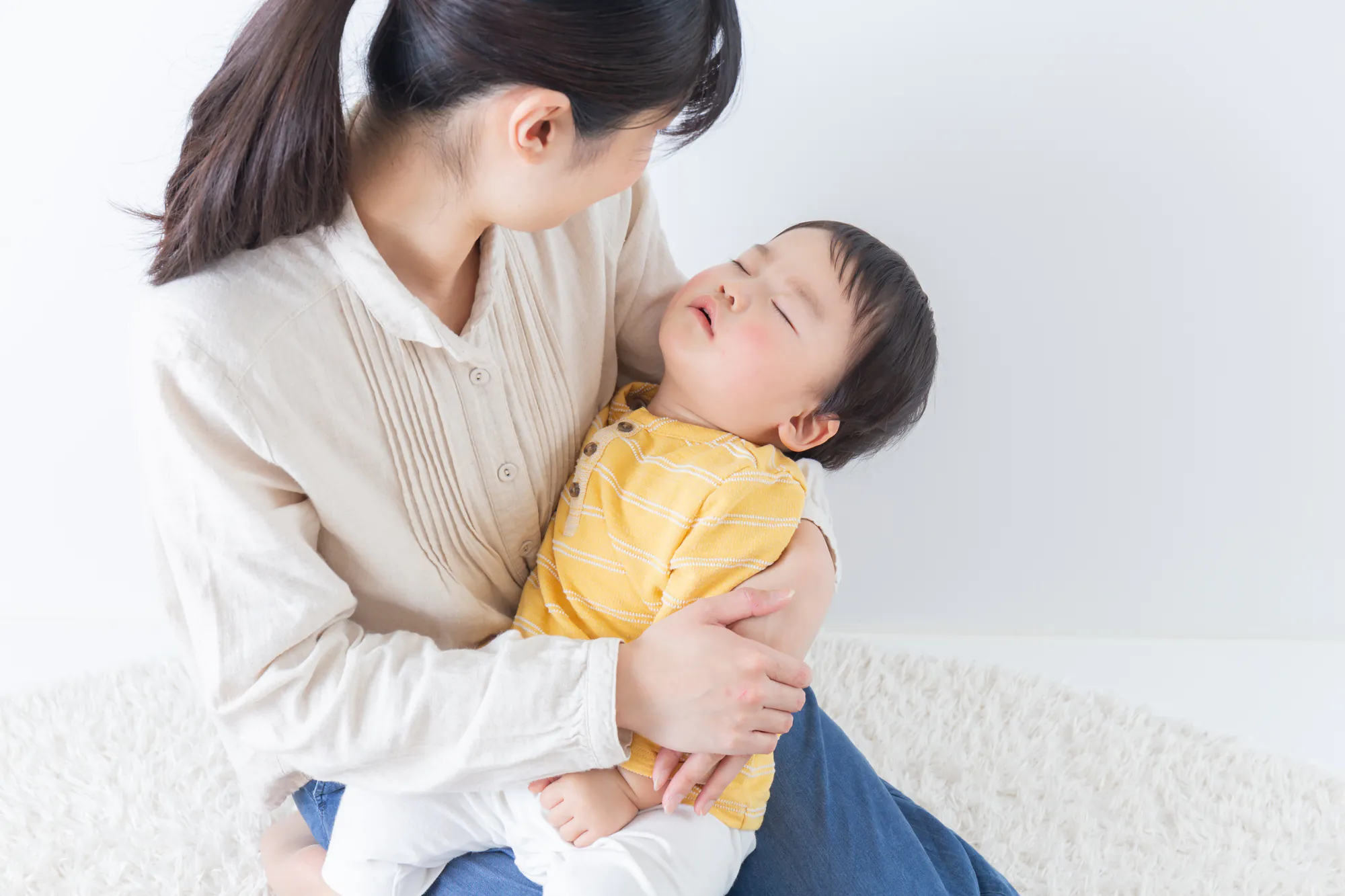 ぐったりしている子ども